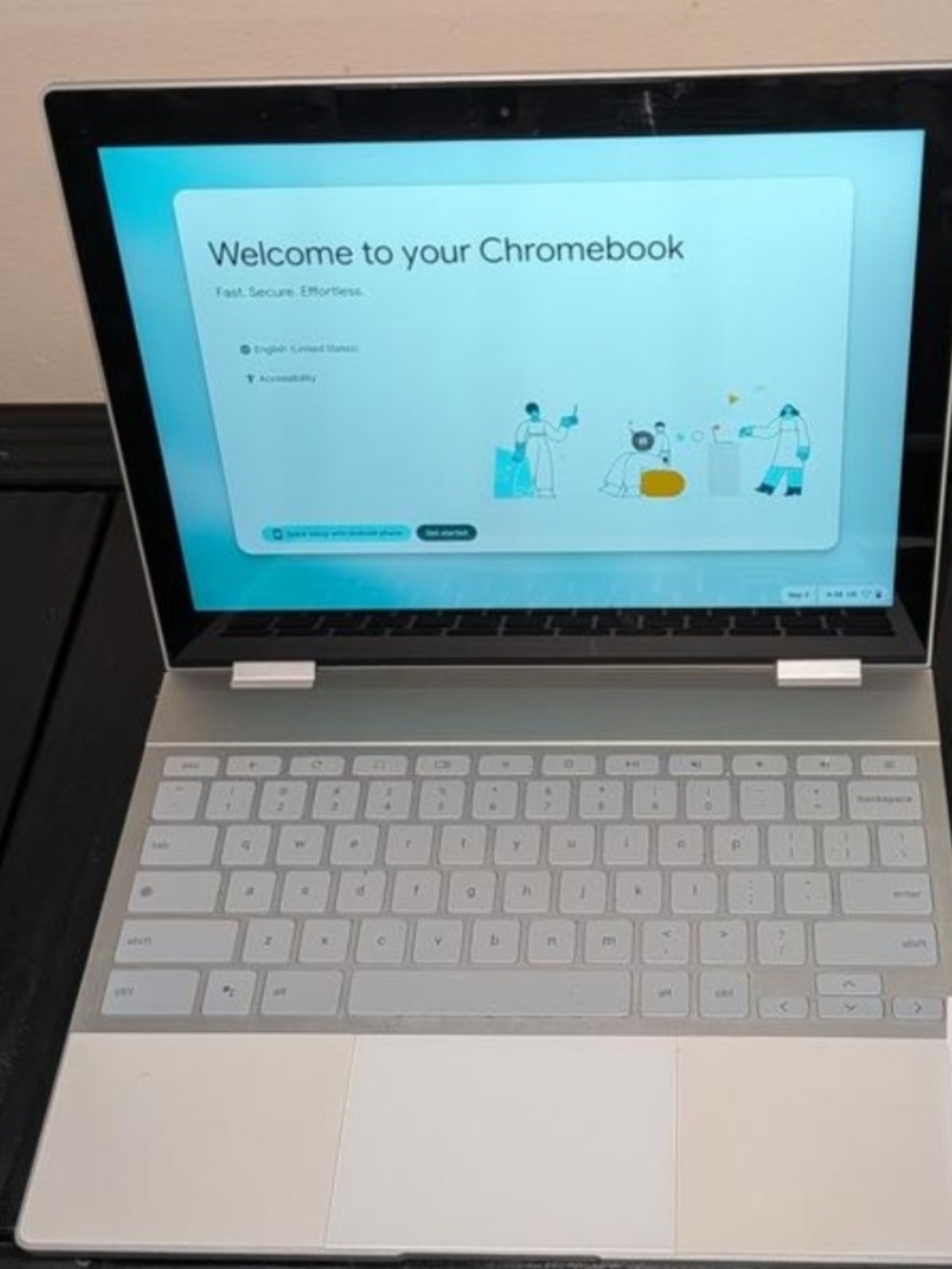 Google Pixelbook Chromebook Laptop - Silver/White